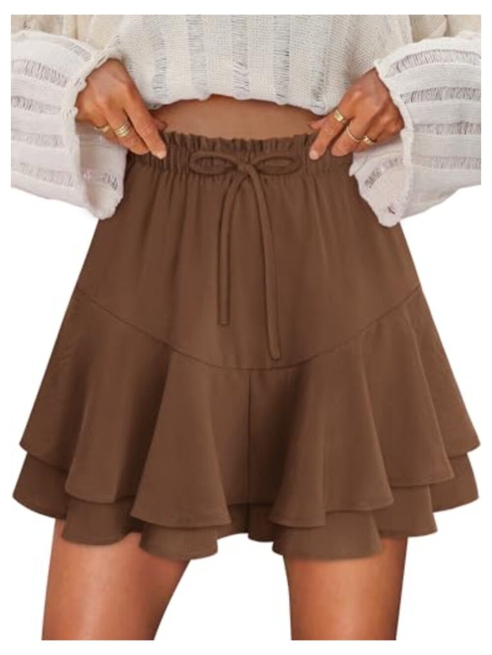 Flowy Ruffle Skorts Shorts Tennis Athletic Women